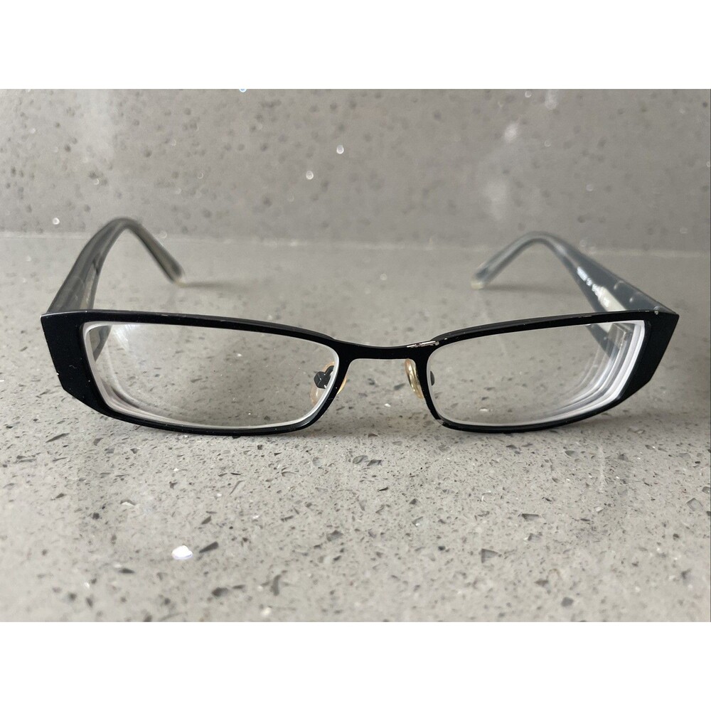 Thierry Mugler France TM9209 C4 51-17-135 Black Full Rim Eyeglasses Frames ONLY
